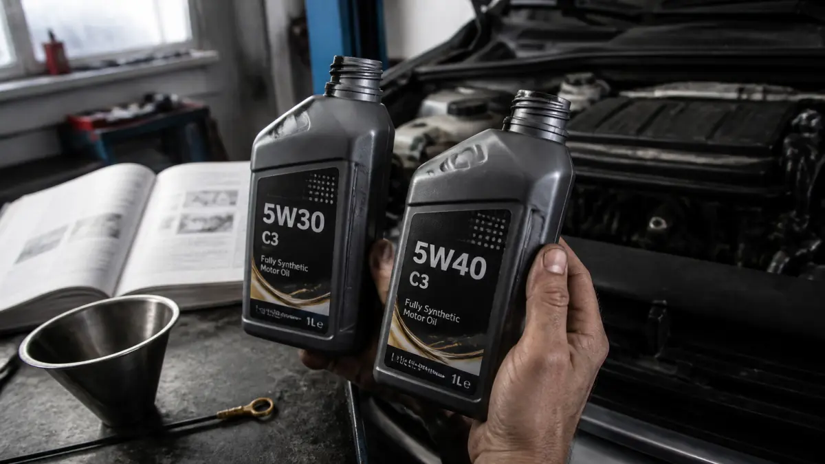 Huile moteur 5W30 ou 5W40 : comment choisir sans se tromper