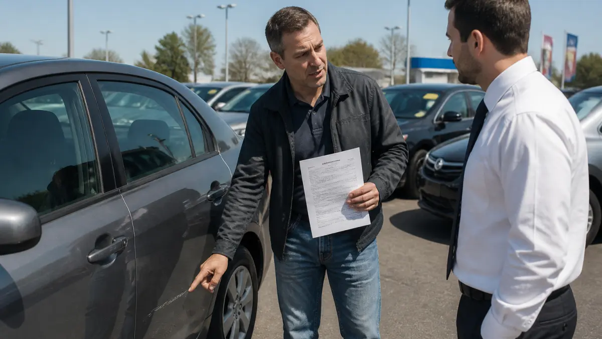 Garantie légale voiture d’occasion : droits de l’acheteur et limites