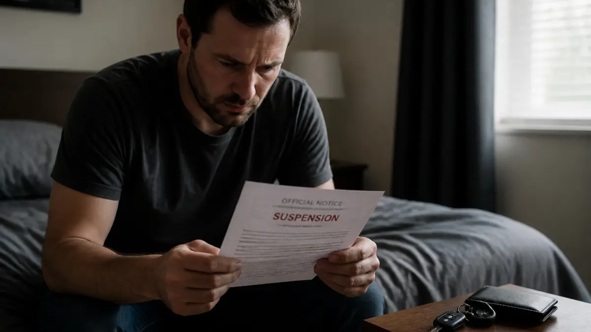 Suspension du permis : durée, recours et conditions pour reconduire