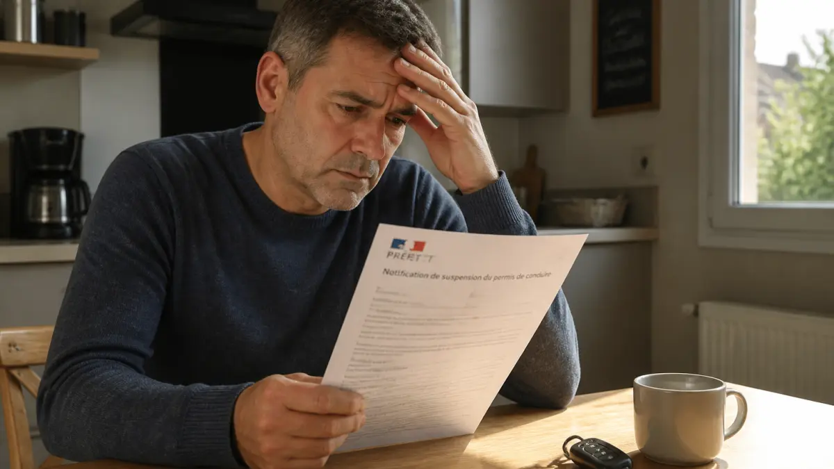 Suspension du permis : durée, recours et conditions pour reconduire