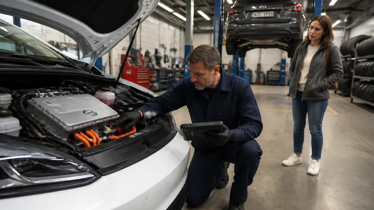 Contrôle technique voiture électrique : points vérifiés et défauts fréquents