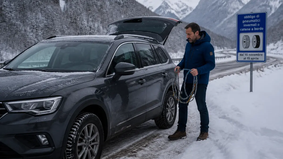 Loi Montagne : pneus hiver, chaînes et sanctions à connaître