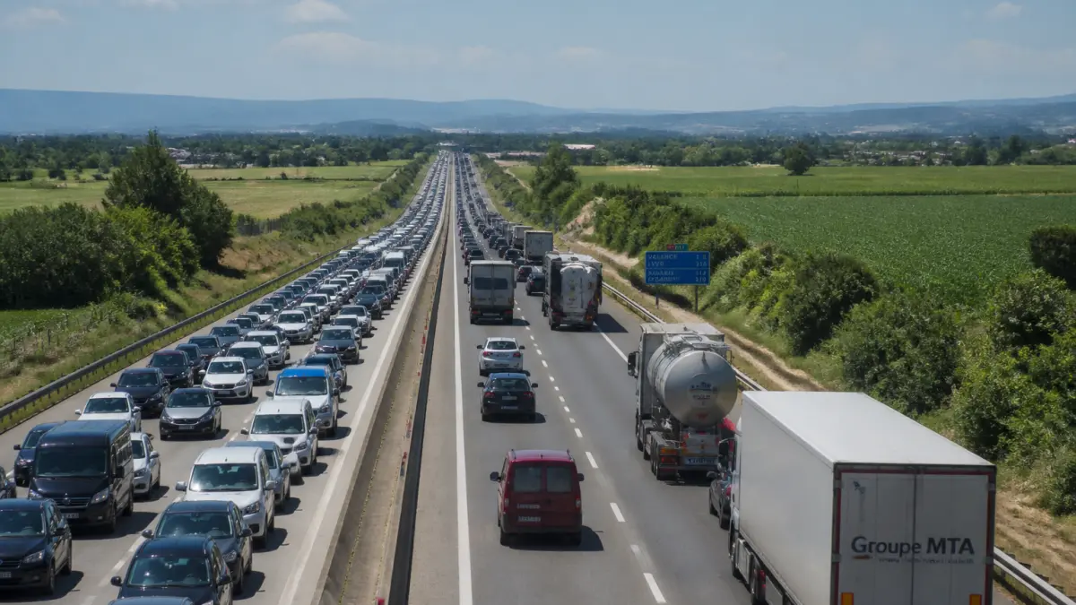 Autoroute A7 : pourquoi cet axe reste critique lors des grands départs