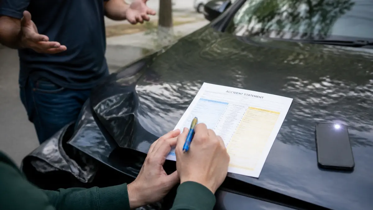Constat amiable : comment le remplir correctement après un accident