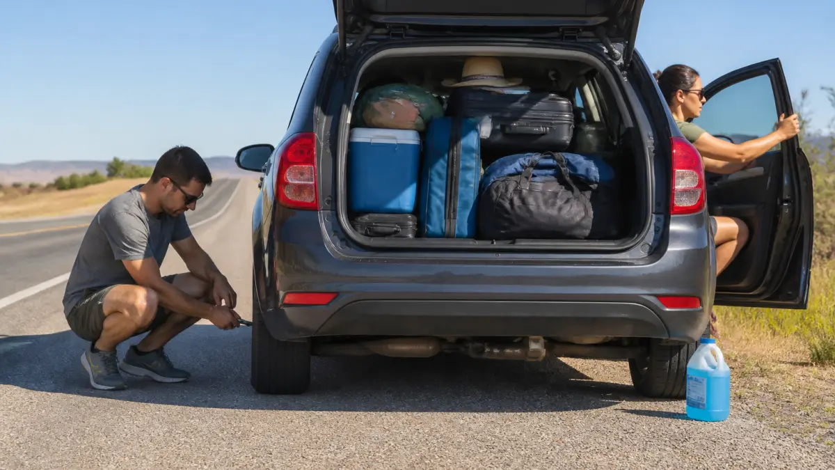 Départ en vacances en voiture : les réflexes à adopter avant de prendre la route